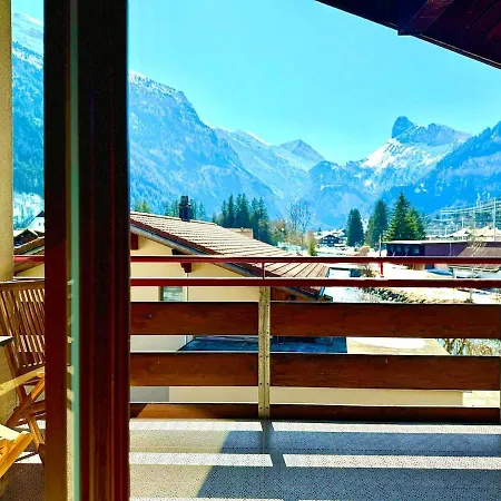 Amazing River And Mountain View Kandersteg