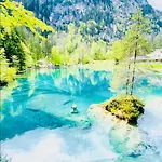 Amazing River And Mountain View Kandersteg